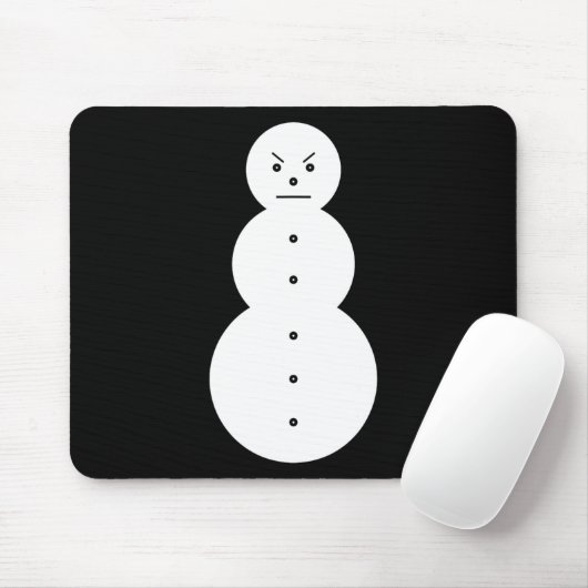 Jeezy Snowman - Hiphop Angry Snowman Jeezy Christm Mousepad (Mit Mouse)