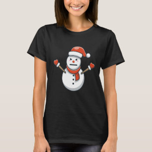 Jeezy Snowman Winter Angry Snowflakes Warmheiß T T-Shirt