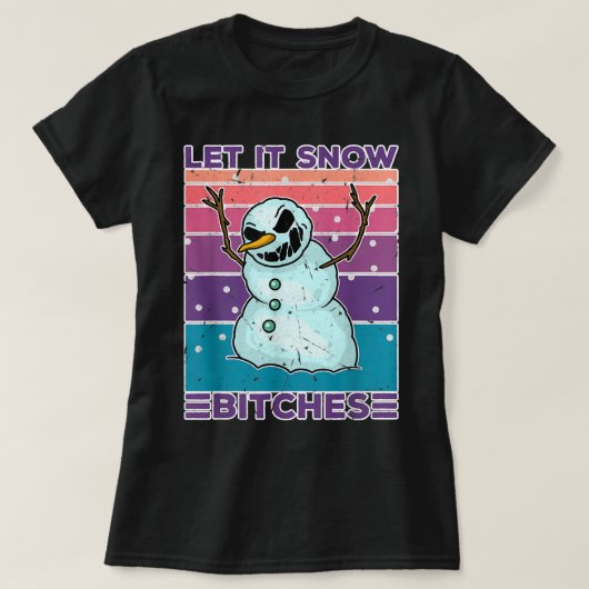 Jeezy zornig böse grauenhafte Schneemannsfeste Win T-Shirt (Design vorne)