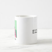 Jefa Latina Pop Art Individuelle Name Kaffeetasse (Mittel)