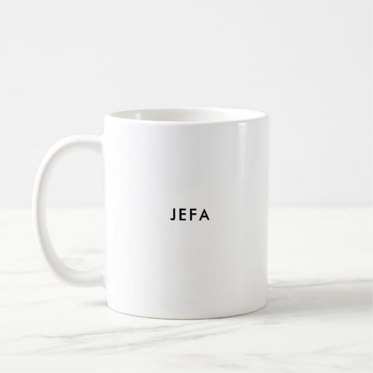 Jefa | Weibliche Boss | Tasse für Spanisch (Links)