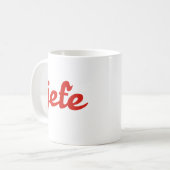 jefe chef boss kaffeetasse (Vorderseite Links)