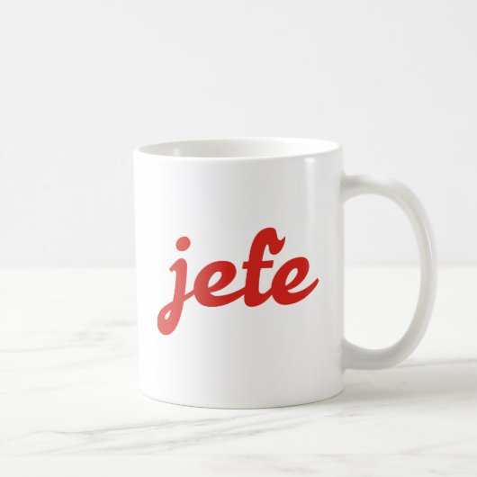 jefe chef boss kaffeetasse (Rechts)