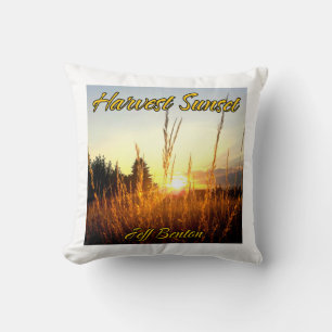Jeff Benton Harvest Sunset Fan Wurfkissen Kissen