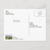 Jeff City Bridge denkt an Sie Postkarte (Rückseite)