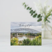 Jeff City Bridge denkt an Sie Postkarte (Stehend Vorderseite)