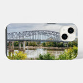 Jeff City Bridge iPhone Hülle (Rückseite (Horizontal))