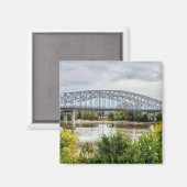 Jeff City Bridge Magnet (Vorderseite/Rückseite)