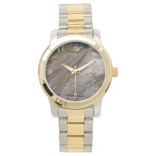 Jeff City Railroad Tracks Armbanduhr