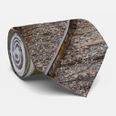 Jeff City Railways Tracks Neck Tie Krawatte (Gerollt)