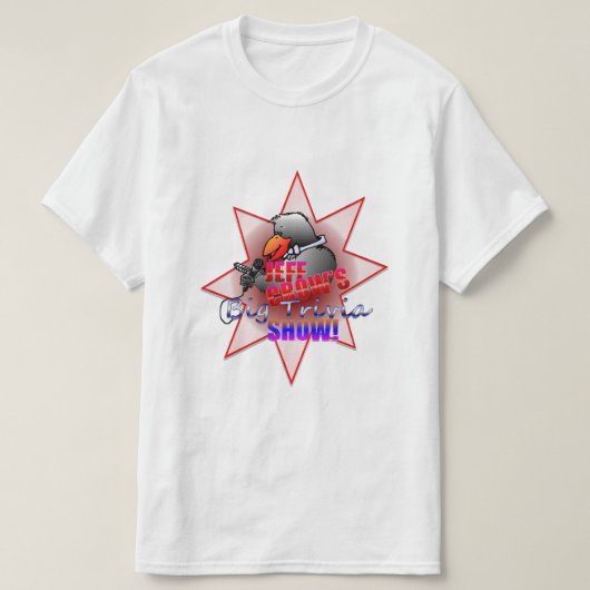 JEFF CROW'S GROSSE TRIVIA SHOW! T-Shirt (Design vorne)