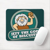Jeff der Gott der Kekse Mousepad (Mit Mouse)