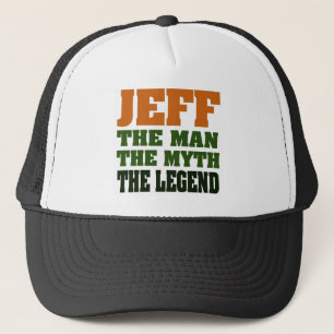 Jeff - der Mann, der Mythos, die Legende! Truckerkappe