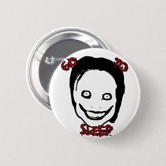 Jeff der Mörder Button (Vorne & Hinten)