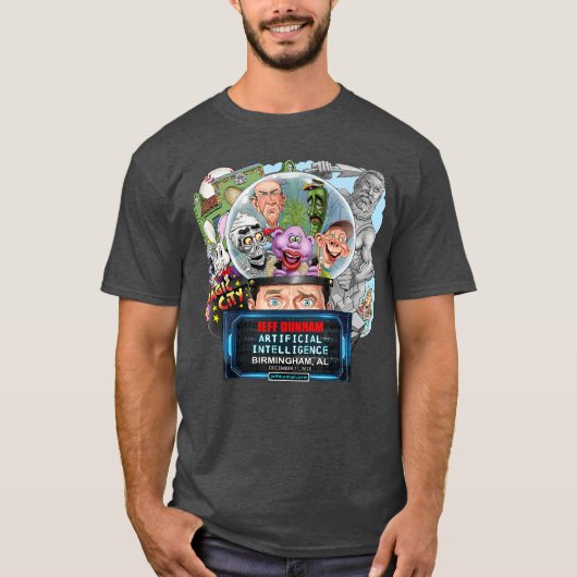 Jeff Dunham Birmingham AL 2025 girl T-Shirt (Vorderseite)