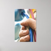 Jeff Koons Skulptur "Bouquet of Tulips" in Paris Leinwanddruck (Vorderseite)