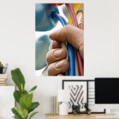 Jeff Koons Skulptur "Bouquet of Tulips" in Paris Poster (Heimbüro)