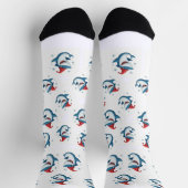 Jeff landshark in Weihnachten Socken (Oben)