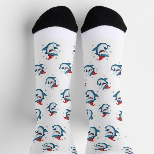 Jeff landshark in Weihnachten Socken (Oben)
