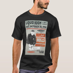 Jeff Mills leben im Liquid Rooms Poster Uncreas T-Shirt