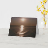 Jeff-Preissonnenuntergang Karte (Gelbe Blume)