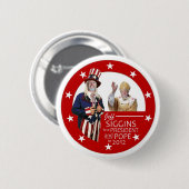 Jeff Siggins für Präsident 2012 Button (Vorne & Hinten)