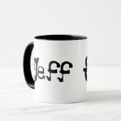 Jeff-Tasse Tasse (Vorderseite Links)