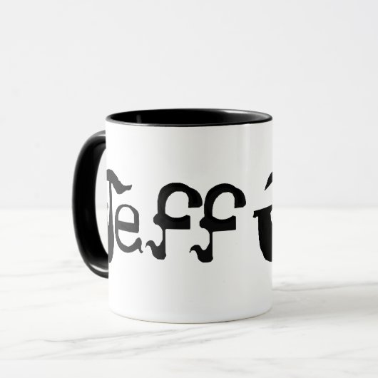 Jeff-Tasse Tasse (Vorderseite Links)
