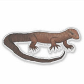 Jeff the Ackie vinyl sticker  (Vorderseite)