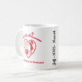 Jeff, unser Maskottchen Kaffeetasse (Vorderseite Links)