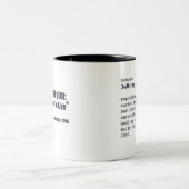 Jeff Zweifarbige Tasse (Mittel)