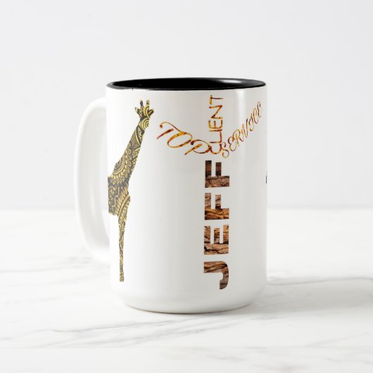 Jeff Zweifarbige Tasse (Vorderseite Links)
