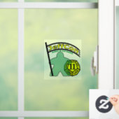 JeffCon11-Aufkleber Fensteraufkleber (Zuhause)