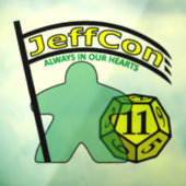 JeffCon11-Aufkleber Fensteraufkleber (Blatt 3)