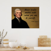 Jefferson Advice Poster (Küche)