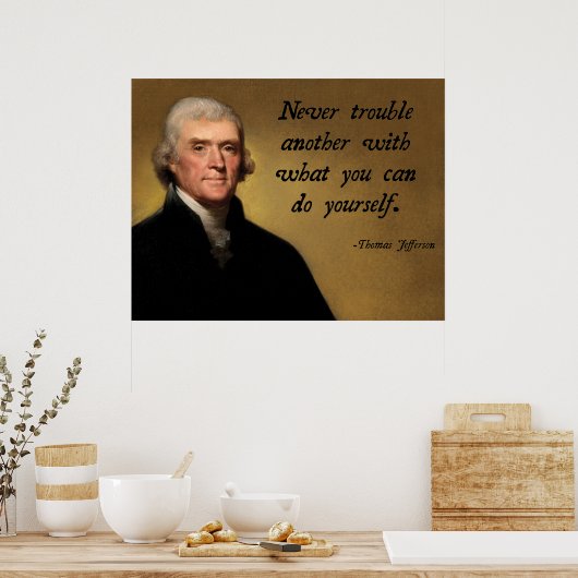 Jefferson Advice Poster (Küche)