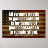 Jefferson: Alle Tyrannei braucht.. Poster (Vorne)