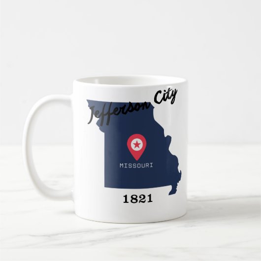 Jefferson City Kaffeetasse (Links)