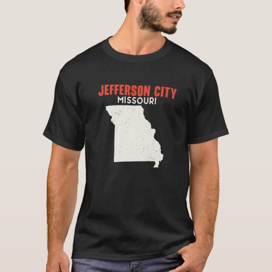 Jefferson City Missouri USA Staat America Travel M T-Shirt (Vorderseite)
