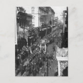 Jefferson Davis Beerdigung in New Orleans: 1908 Postkarte (Vorderseite)