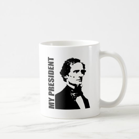 Jefferson Davis - mein Präsident Kaffeetasse (Rechts)