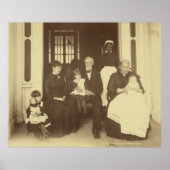 Jefferson Davis & Three Generations von E. Wilson Poster (Vorne)