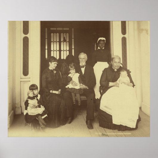 Jefferson Davis & Three Generations von E. Wilson Poster (Vorne)