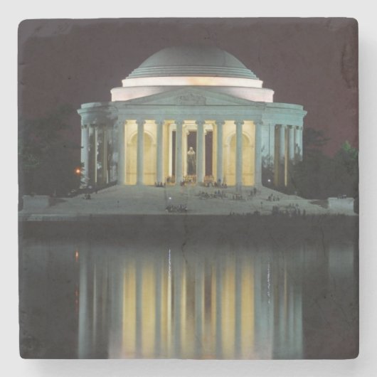 Jefferson-Denkmal Steinuntersetzer (Vorderseite)