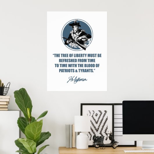 Jefferson - Der Baum der Freiheit Poster (Heimbüro)