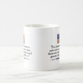 Jefferson: Die Demokratie wird nicht mehr existier Kaffeetasse (Mittel)