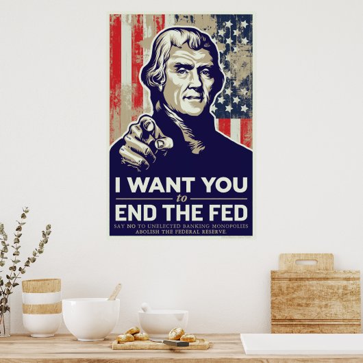 Jefferson End Das Gefüttert Poster (Küche)