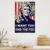 Jefferson End Das Gefüttert Poster (Küche)