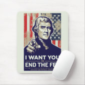 Jefferson-Ende die gefütterte Mausunterlage Mousepad (Mit Mouse)