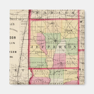 Jefferson, Franklin, Williamson-Landkreis Magnet